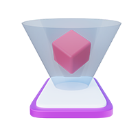 Smartphone mostrando experiencia inmersiva de realidad aumentada para empresas en portfolio