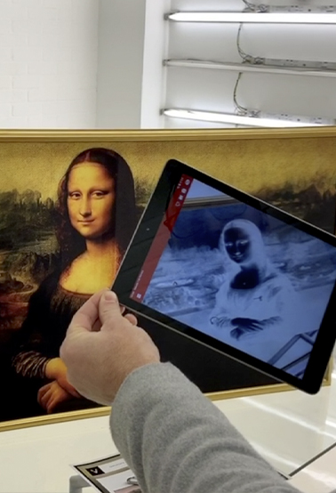 Imagen de experiencia de realidad aumentada para empresas en la sección de testimonios