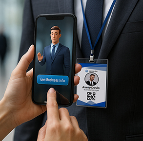 Tarjetas y acreditaciones interactivas con realidad aumentada para empresas